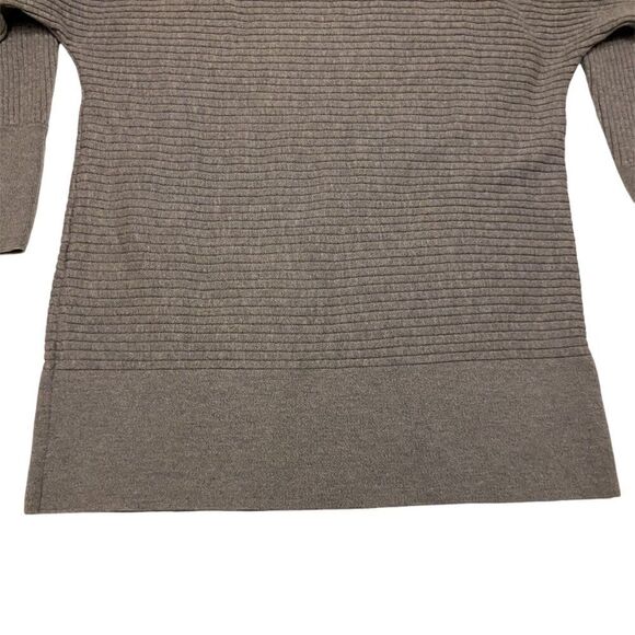 Eileen Fisher Merino Wool Tunic Sweater, Size XS, Gray,‎ Long Sleeve Lightweight - Picture 7 of 8